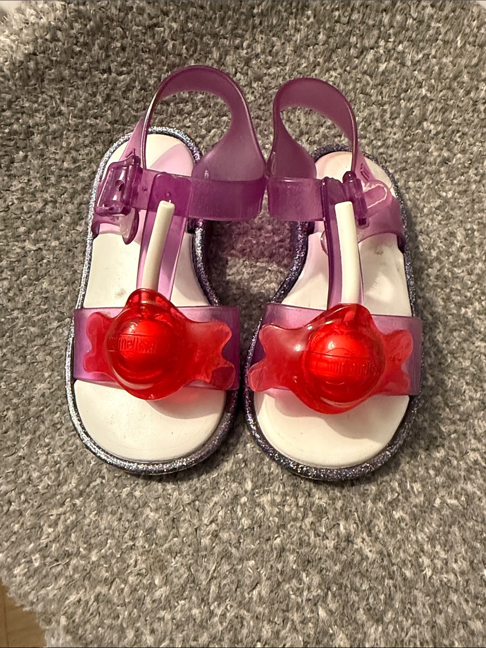 Mini Melissa Lollipop Jelly Sandals